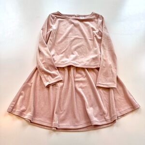 Gap girls velvet outfit set size 6-7